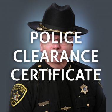 POLICE CLEARANCE CERTIFICATE